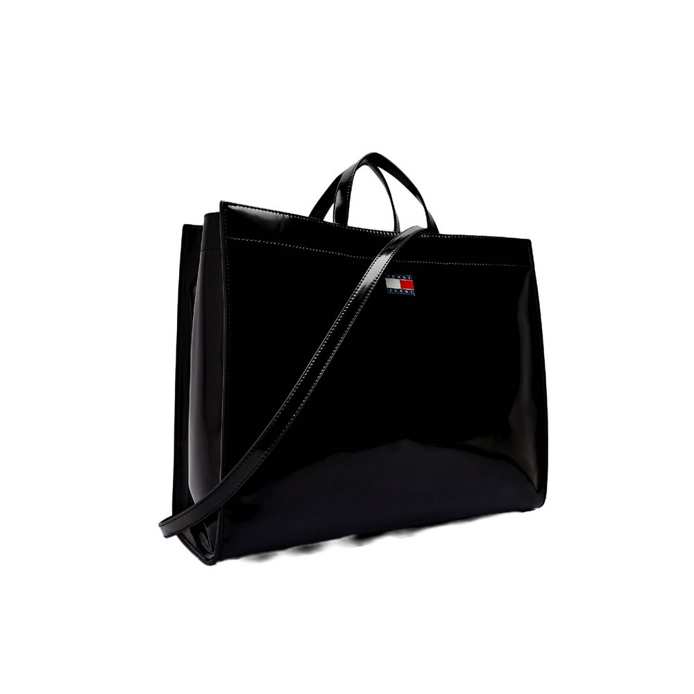 TOMMY JEANS MUST TOTE ΤΣΑΝΤΑ ΓΥΝΑΙΚΕΙΑ BLACK