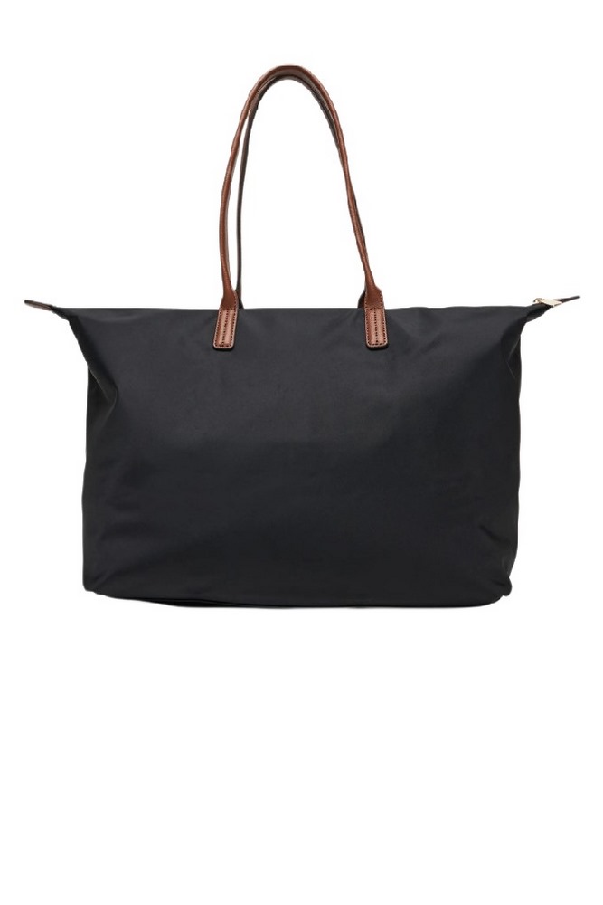 TOMMY HILFIGER POPETTE MAXI TOTE ΤΣΑΝΤΑ ΓΥΝΑΙΚΕΙΑ BLACK