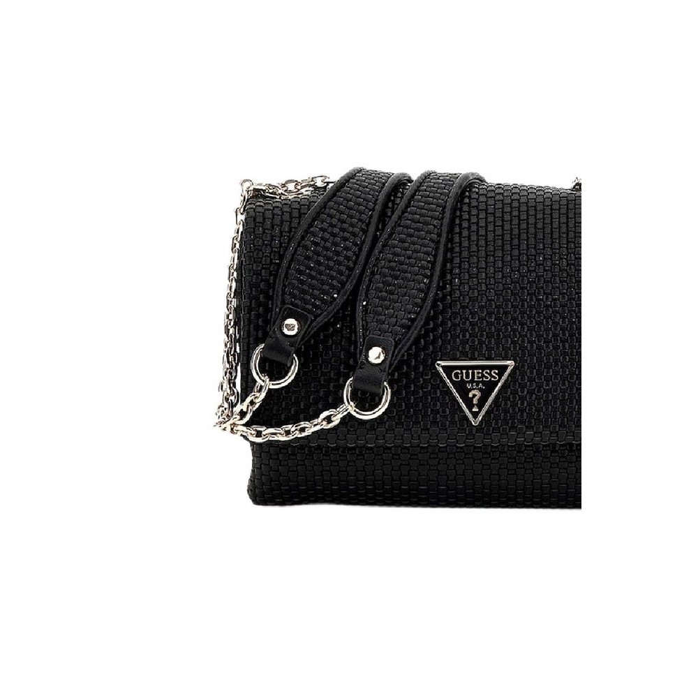 GUESS PHAEDRA CONVERTIBLE XBODY FLAP ΤΣΑΝΤΑ ΓΥΝΑΙΚΕΙΑ BLACK