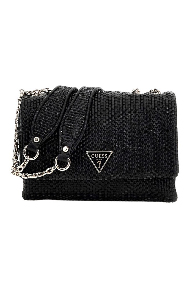GUESS PHAEDRA CONVERTIBLE XBODY FLAP ΤΣΑΝΤΑ ΓΥΝΑΙΚΕΙΑ BLACK