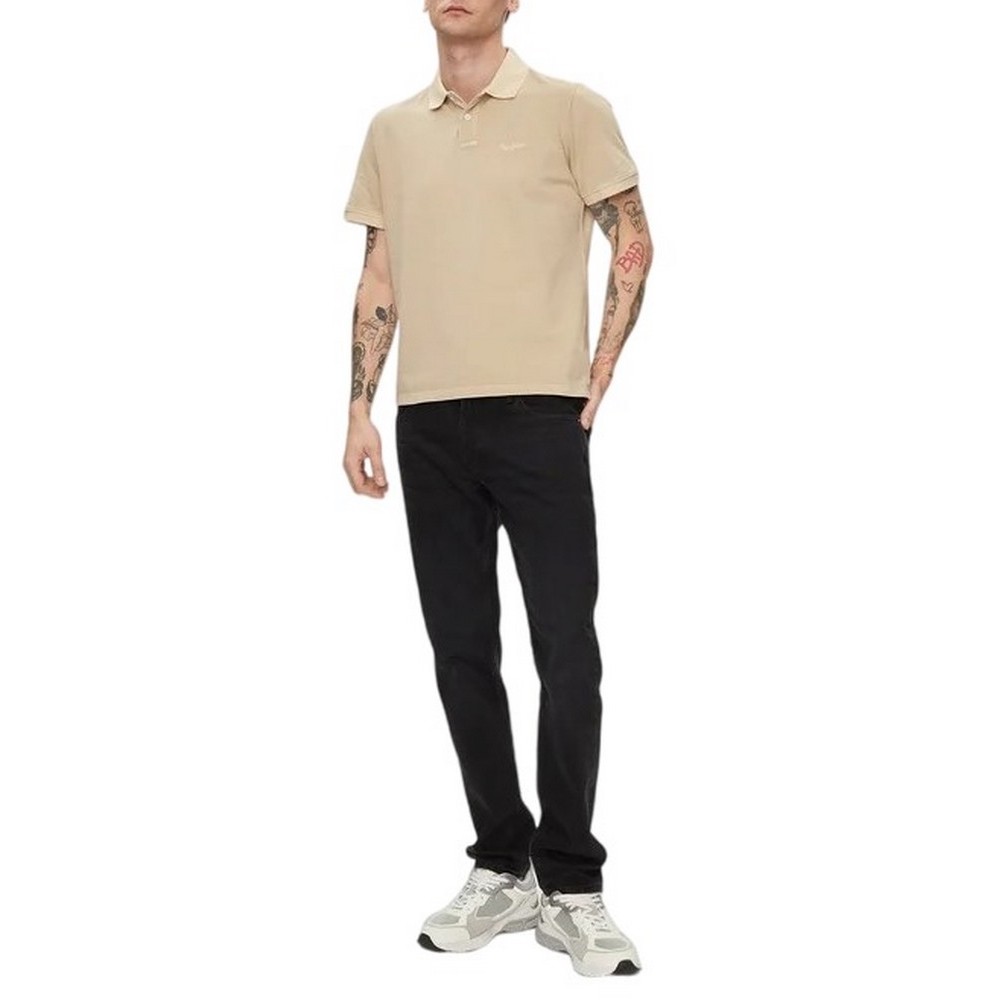 PEPE JEANS LONDON NEW OLIVER GD POLO ΜΠΛΟΥΖΑ ΑΝΔΡΙΚΗ BEIGE