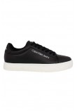 CALVIN KLEIN JEANS CLASSIC CUPSOLE LACEUP LTH ΠΑΠΟΥΤΣΙ ΑΝΔΡΙΚΟ BLACK/WHITE