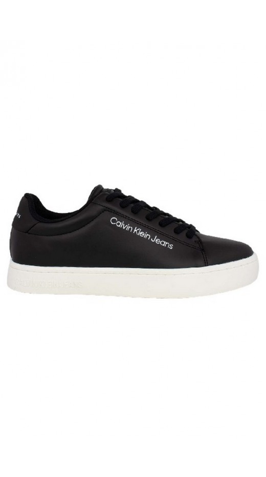 CALVIN KLEIN JEANS CLASSIC CUPSOLE LACEUP LTH ΠΑΠΟΥΤΣΙ ΑΝΔΡΙΚΟ BLACK/WHITE