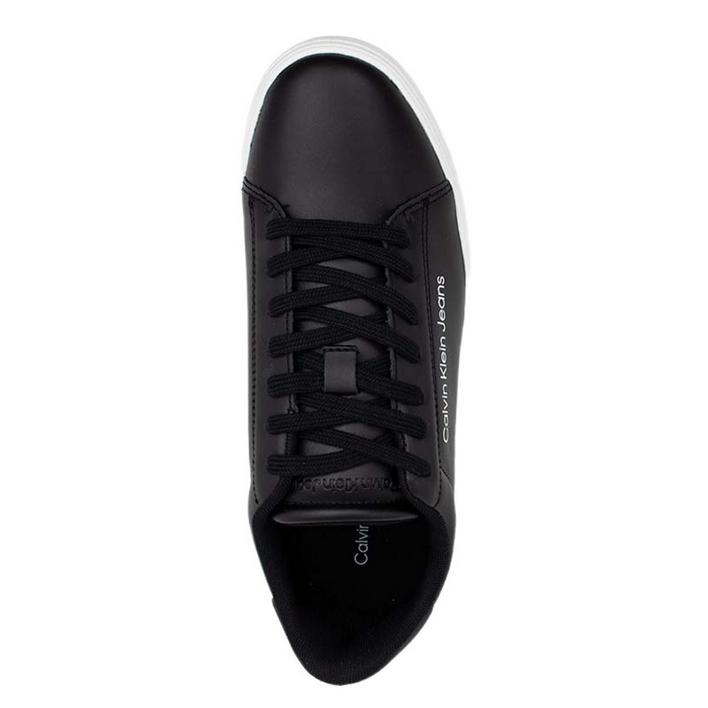 CALVIN KLEIN JEANS CLASSIC CUPSOLE LACEUP LTH ΠΑΠΟΥΤΣΙ ΑΝΔΡΙΚΟ BLACK/WHITE