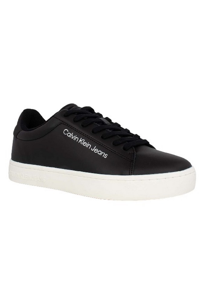 CALVIN KLEIN JEANS CLASSIC CUPSOLE LACEUP LTH ΠΑΠΟΥΤΣΙ ΑΝΔΡΙΚΟ BLACK/WHITE