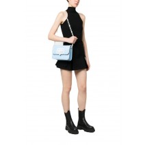 CHIARA FERRAGNI RANGE B- EYELIKE BUCKLE CALF CONTRAST BUCKLE ΤΣΑΝΤΑ ΓΥΝΑΙΚΕΙΑ SKY