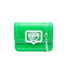 CHIARA FERRAGNI RANGE B- EYELIKE BUCKLE CALF CONTRAST BUCKLE ΤΣΑΝΤΑ ΓΥΝΑΙΚΕΙΑ GREEN