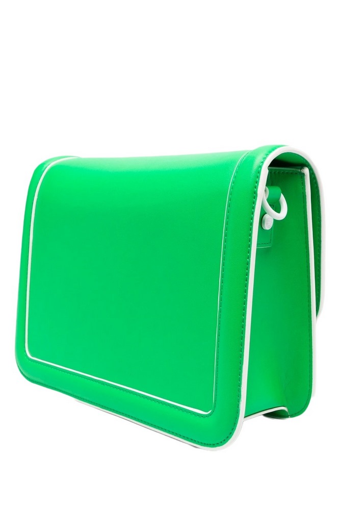 CHIARA FERRAGNI RANGE B- EYELIKE BUCKLE CALF CONTRAST BUCKLE ΤΣΑΝΤΑ ΓΥΝΑΙΚΕΙΑ GREEN