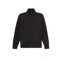 TIMBERLAND COTTON FYLL ZIP SWEATER ΖΑΚΕΤΑ ΠΛΕΚΤΗ ΑΝΔΡΙΚΗ BLACK