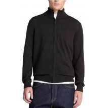 TIMBERLAND COTTON FYLL ZIP SWEATER ΖΑΚΕΤΑ ΠΛΕΚΤΗ ΑΝΔΡΙΚΗ BLACK