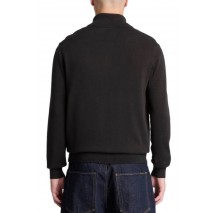 TIMBERLAND COTTON FYLL ZIP SWEATER ΖΑΚΕΤΑ ΠΛΕΚΤΗ ΑΝΔΡΙΚΗ BLACK