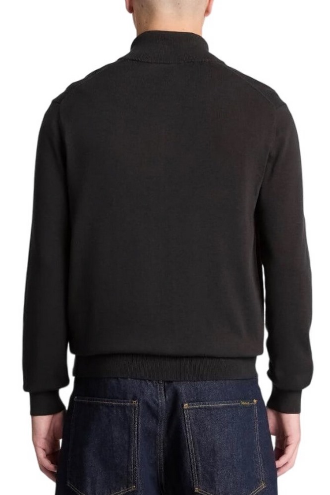 TIMBERLAND COTTON FYLL ZIP SWEATER ΖΑΚΕΤΑ ΠΛΕΚΤΗ ΑΝΔΡΙΚΗ BLACK