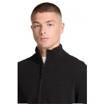 TIMBERLAND COTTON FYLL ZIP SWEATER ΖΑΚΕΤΑ ΠΛΕΚΤΗ ΑΝΔΡΙΚΗ BLACK