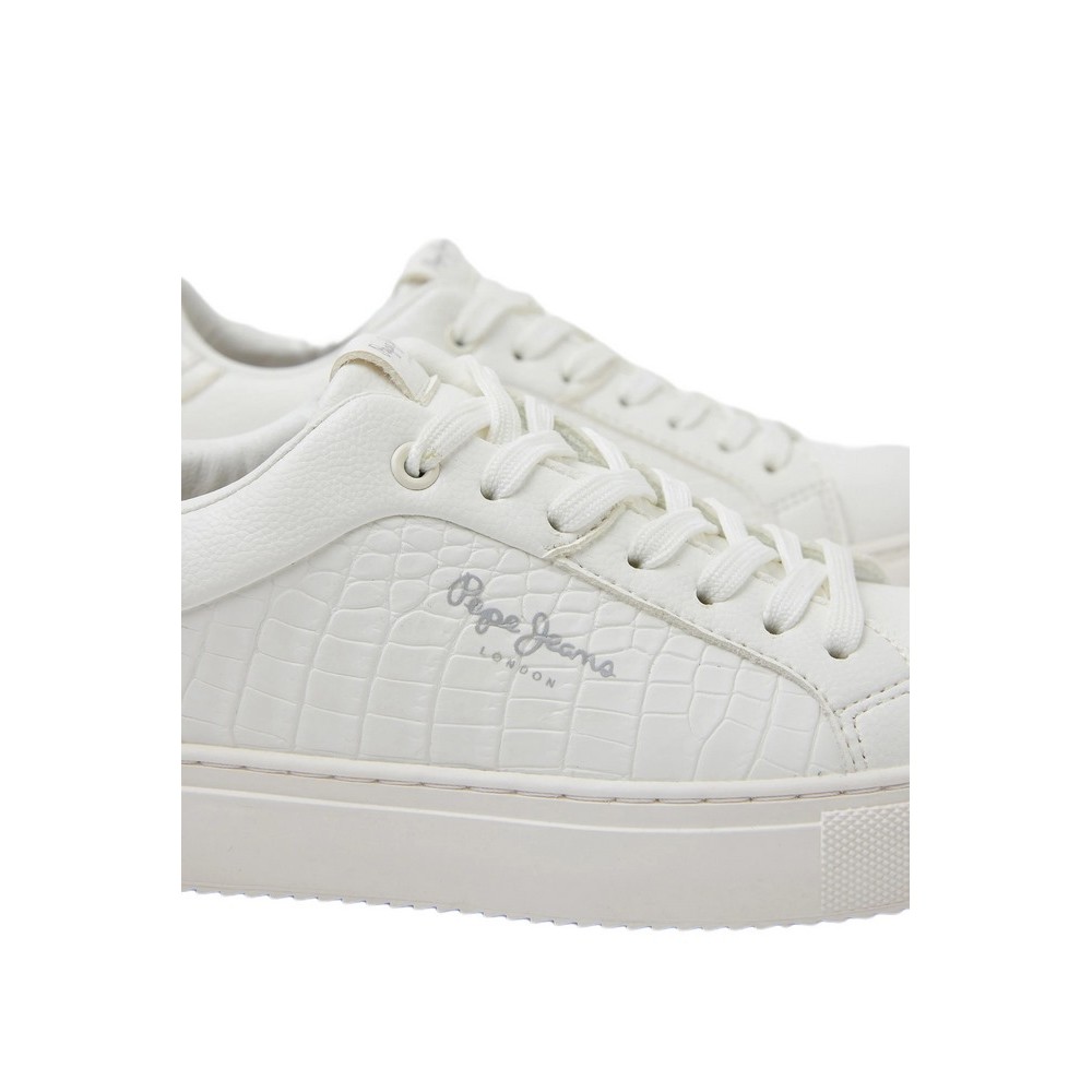 PEPE JEANS ADAMS MATCH ΠΑΠΟΥΤΣΙ ΓΥΝΑΙΚΕΙΟ WHITE