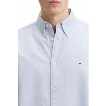 TOMMY JEANS REG OXFORD SHIRT EXT ΠΟΥΚΑΜΙΣΟ ΑΝΔΡΙΚΟ CIEL