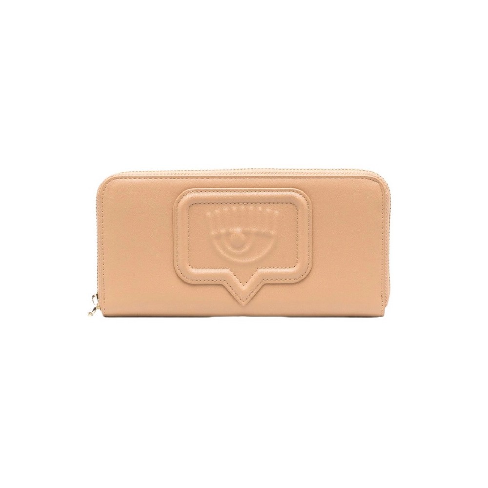 CHIARA FERRAGNI  RANGE A-EYELIKE BAGS SMOOTH CALF ΑΞΕΣΟΥΑΡ ΠΟΡΤΟΦΟΛΙ ΓΥΝΑΙΚΕΙΟ BEIGE