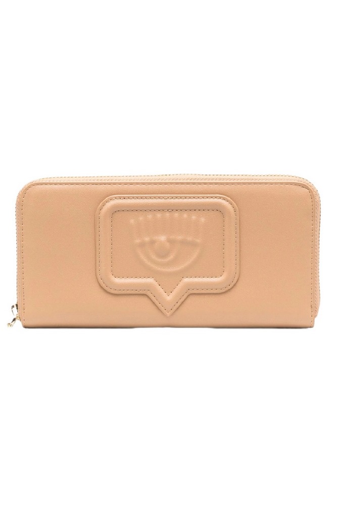 CHIARA FERRAGNI  RANGE A-EYELIKE BAGS SMOOTH CALF ΑΞΕΣΟΥΑΡ ΠΟΡΤΟΦΟΛΙ ΓΥΝΑΙΚΕΙΟ BEIGE