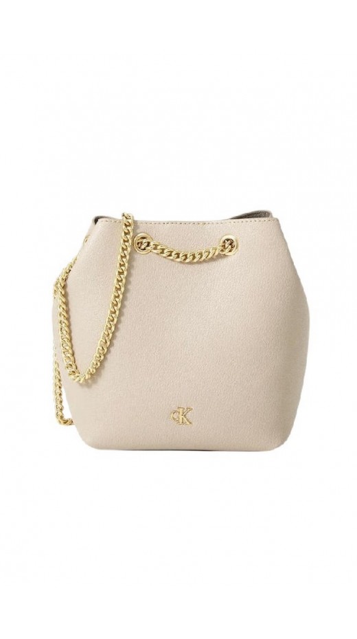 CALVIN KLEIN MNML MNGRM CHN BCKT ΤΣΑΝΤΑ ΓΥΝΑΙΚΕΙΑ TAUPE