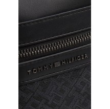 TOMMY HILFIGER MONOGRAM MINI REPORTER ΤΣΑΝΤΑ ΑΝΔΡΙΚΗ BLACK