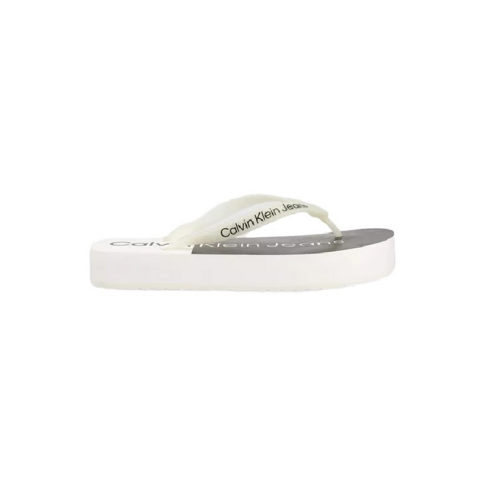 CALVIN KLEIN JEANS LORA 1R ΠΑΝΤΟΦΛΑ ΓΥΝΑΙΚΕΙΑ WHITE