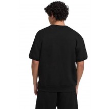 GUESS JEANS CN OS SS LOGO EMB ΦΟΥΤΕΡ ΜΠΛΟΥΖΑ ΑΝΔΡΙΚΗ BLACK