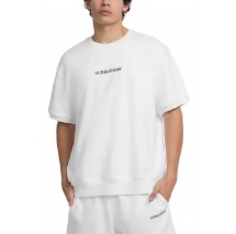 GUESS JEANS CN OS SS LOGO EMB ΦΟΥΤΕΡ ΜΠΛΟΥΖΑ ΑΝΔΡΙΚΗ WHITE