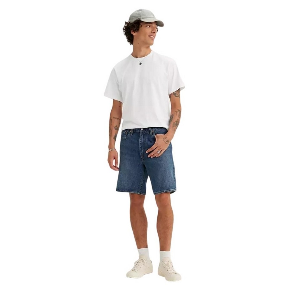 LEVI\'S 468 STAY LOOSE SHORTS ΒΕΡΜΟΥΔΑ ΑΝΔΡΙΚΗ DARK INDIGO