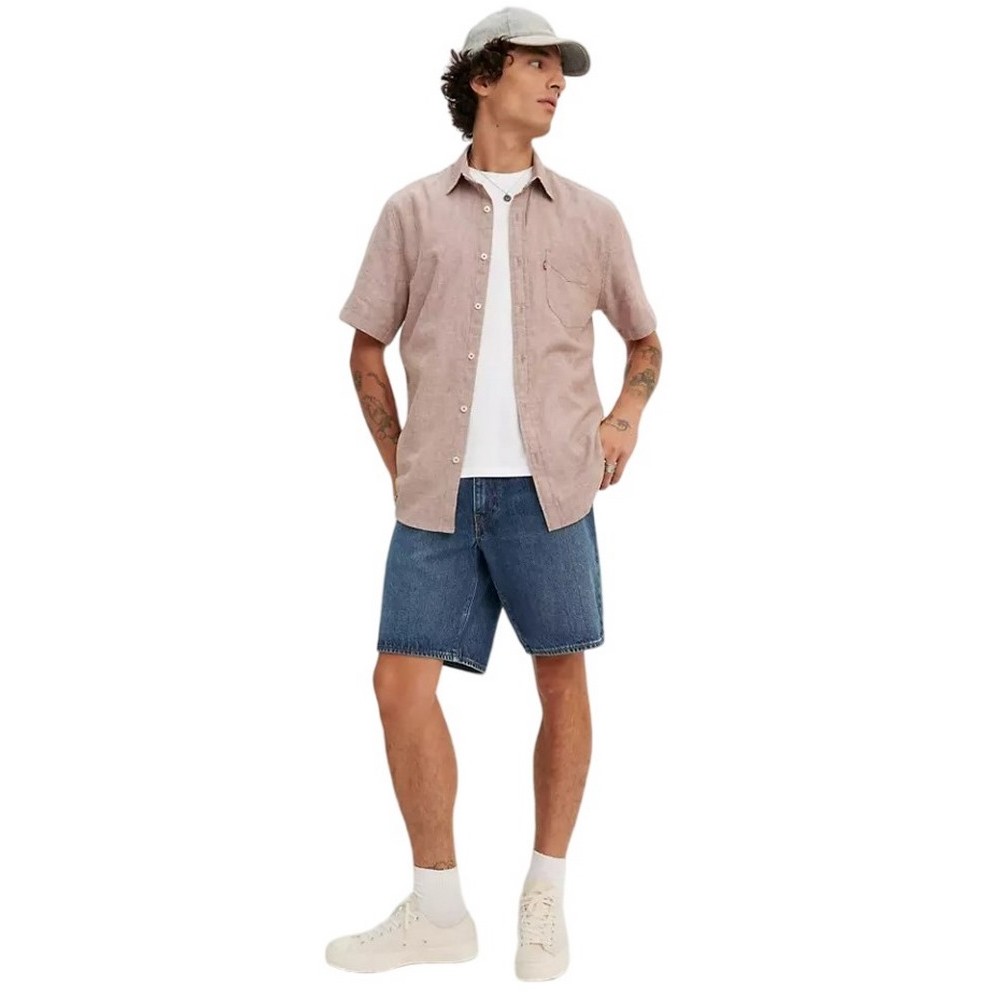 LEVI\'S 468 STAY LOOSE SHORTS ΒΕΡΜΟΥΔΑ ΑΝΔΡΙΚΗ DARK INDIGO