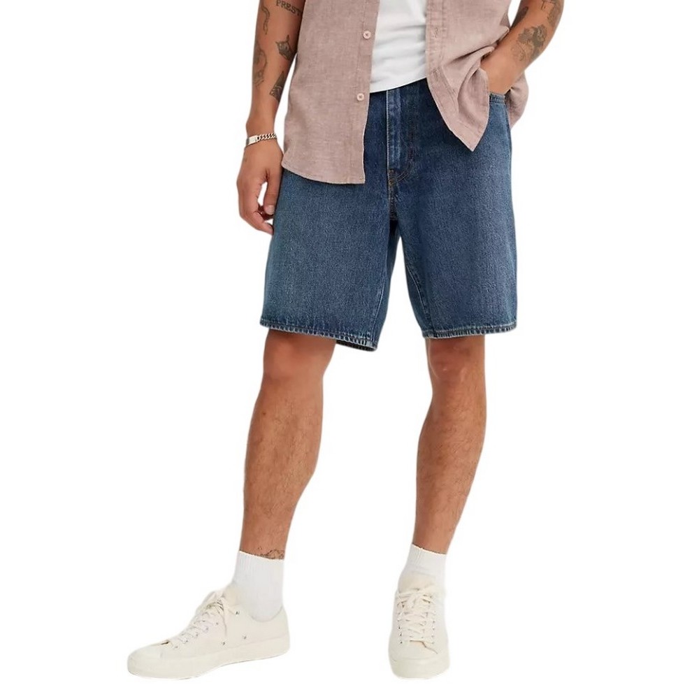 LEVI\'S 468 STAY LOOSE SHORTS ΒΕΡΜΟΥΔΑ ΑΝΔΡΙΚΗ DARK INDIGO