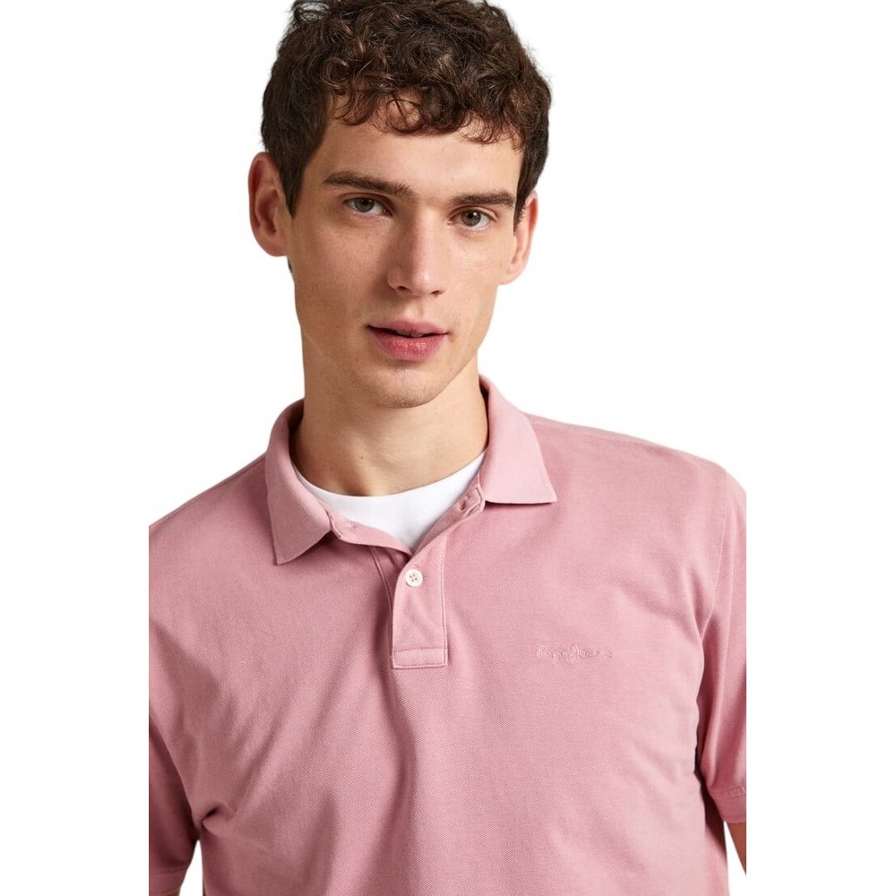 PEPE JEANS LONDON NEW OLIVER GD POLO ΜΠΛΟΥΖΑ ΑΝΔΡΙΚΗ ROSE