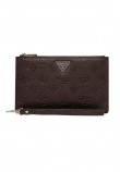 GUESS BLAKE SLG DOUBLE ZIP ORGANIZER ΠΟΡΤΟΦΟΛΙ ΓΥΝΑΙΚΕΙΟ BROWN