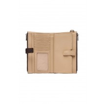 GUESS BLAKE SLG DOUBLE ZIP ORGANIZER ΠΟΡΤΟΦΟΛΙ ΓΥΝΑΙΚΕΙΟ BROWN