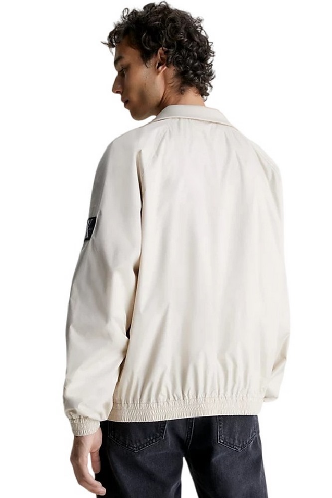 CALVIN KLEIN JEANS UNPADDED HARRINGTON JACKET ΜΠΟΥΦΑΝ ΑΝΤΡΙΚΟ BEIGE