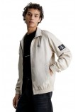 CALVIN KLEIN JEANS UNPADDED HARRINGTON JACKET ΜΠΟΥΦΑΝ ΑΝΤΡΙΚΟ BEIGE