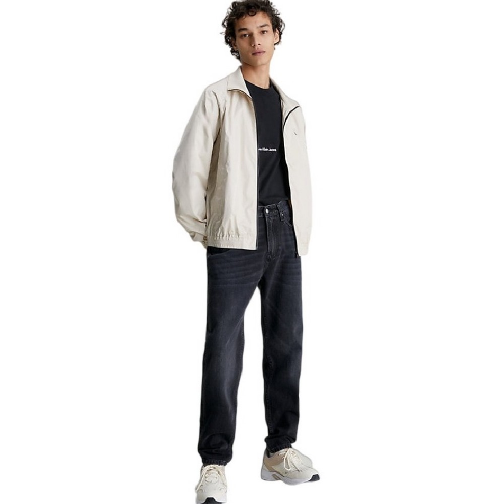 CALVIN KLEIN JEANS UNPADDED HARRINGTON JACKET ΜΠΟΥΦΑΝ ΑΝΤΡΙΚΟ BEIGE