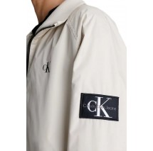 CALVIN KLEIN JEANS UNPADDED HARRINGTON JACKET ΜΠΟΥΦΑΝ ΑΝΤΡΙΚΟ BEIGE