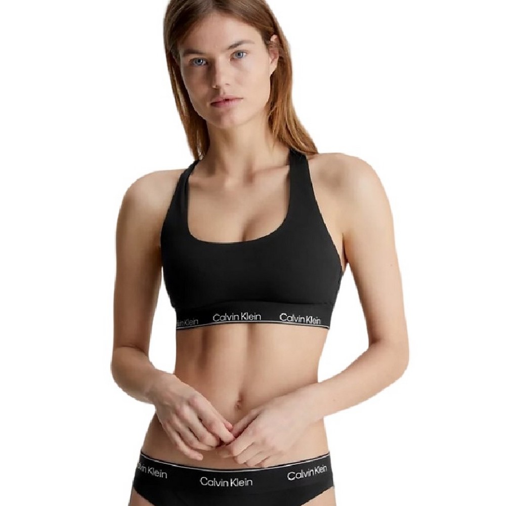 CALVIN KLEIN JEANS UNLINED BRALETTE ΕΣΩΡΟΥΧΟ ΓΥΝΑΙΚΕΙΟ BLACK