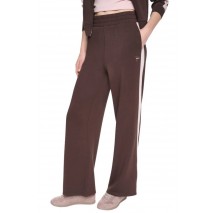 DKNY HIGH RISE SIDE STRIPE WIDE LEG PANT ΦΟΡΜΑ ΠΑΝΤΕΛΟΝΙΓΥΝΑΙΚΕΙΟ COFFEE
