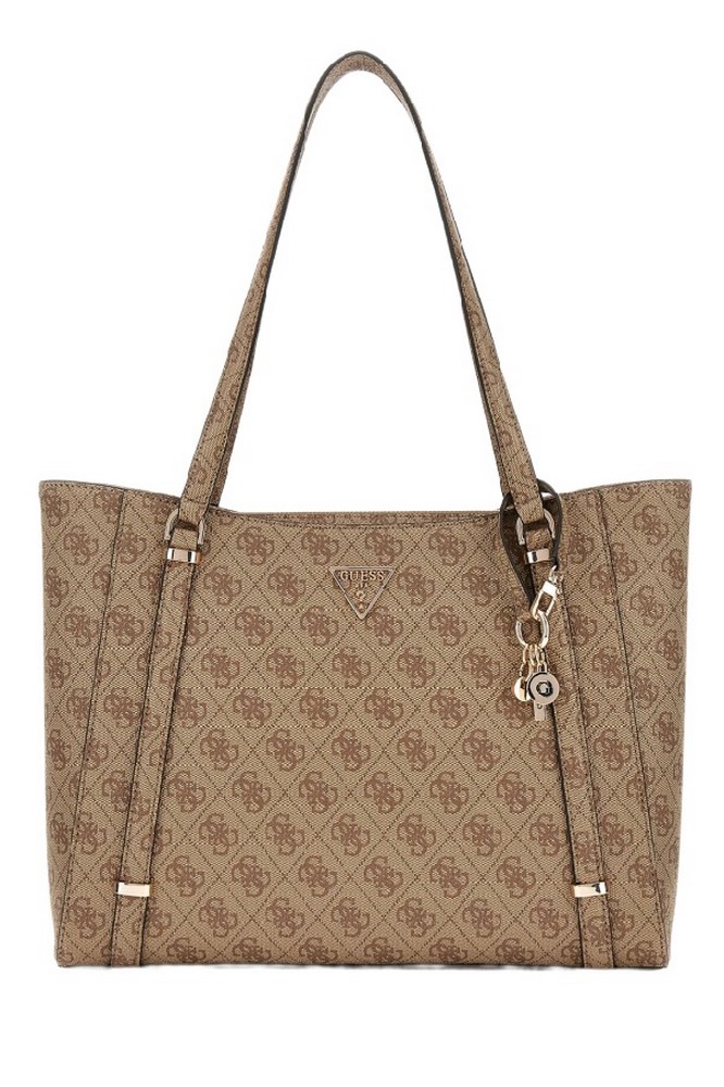 GUESS ECO ERICA ELITE TOTE ΤΣΑΝΤΑ ΓΥΝΑΙΚΕΙΑ LATTE