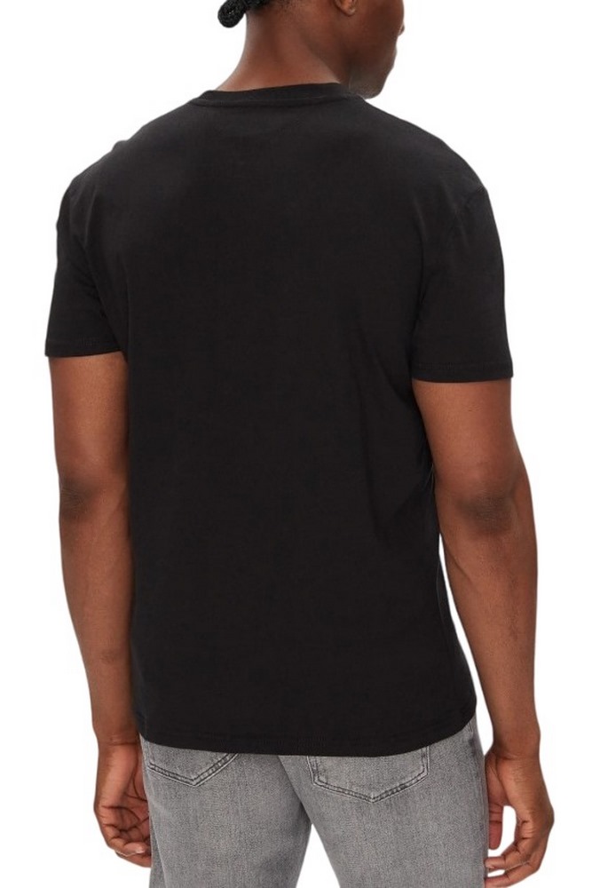 TOMMY JEANS REG FLAG LINEAR TEE T-SHIRT ΜΠΛΟΥΖΑ ΑΝΔΡΙΚΗ BLACK