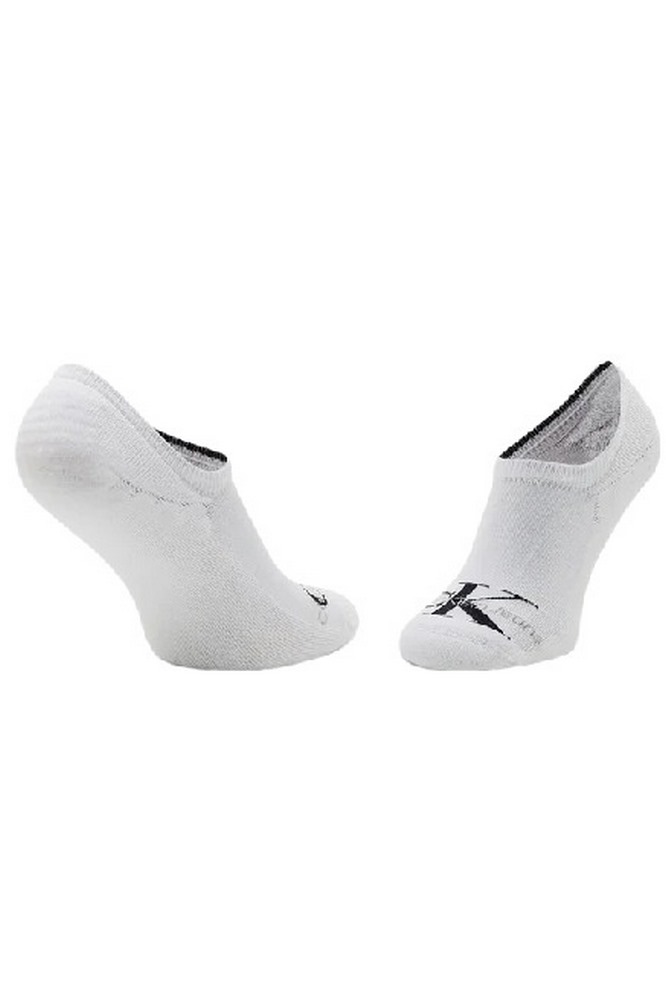 CALVIN KLEIN JEANS CK MEN FOOTIE HIGH CUT 1P LOGO ΚΑΛΤΣΕΣ ΑΝΔΡΙΚΕΣ WHITE