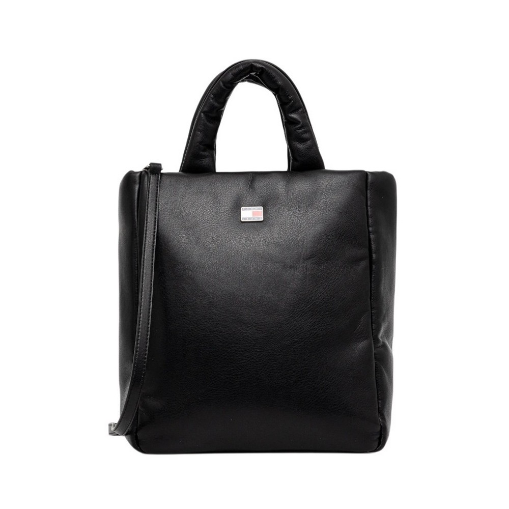 TOMMY JEANS PILLOW TOTE ΤΣΑΝΤΑ ΓΥΝΑΙΚΕΙΑ BLACK