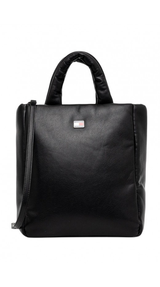 TOMMY JEANS PILLOW TOTE ΤΣΑΝΤΑ ΓΥΝΑΙΚΕΙΑ BLACK