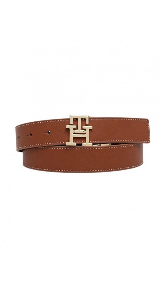 TOMMY HILFIGER LOGO 3.0 REV ΖΩΝΗ ΓΥΝΑΙΚΕΙΑ COGNAC
