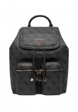 GUESS MANHATTAN II FLAP BACKPACK ΤΣΑΝΤΑ ΓΥΝΑΙΚΕΙΑ DARK GREY