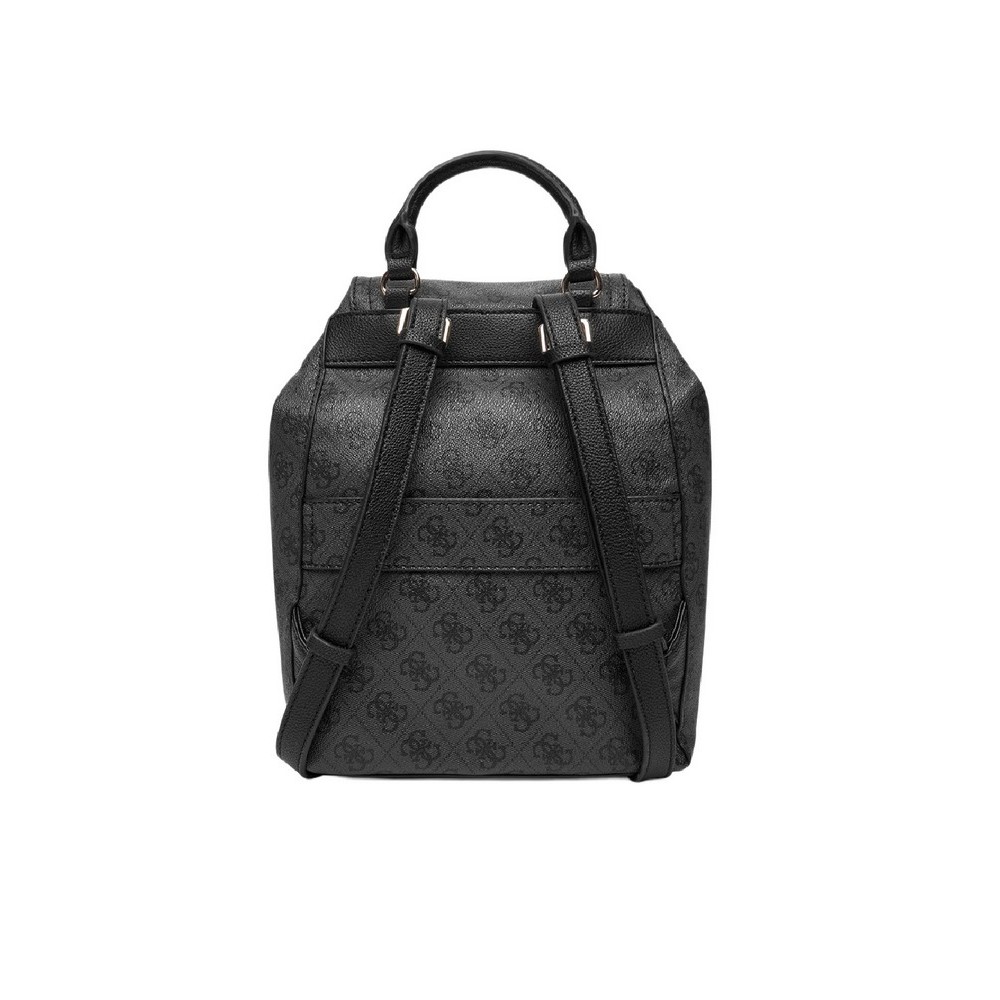GUESS MANHATTAN II FLAP BACKPACK ΤΣΑΝΤΑ ΓΥΝΑΙΚΕΙΑ DARK GREY