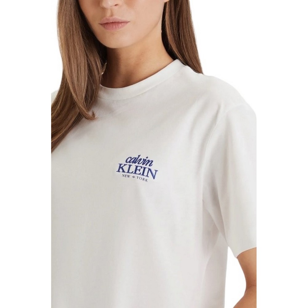 CALVIN KLEIN JEANS SS BOXY GRAPHIC T-SHIRT ΜΠΛΟΥΖΑ ΓΥΝΑΙΚΕΙΑ BRIGHT WHITE