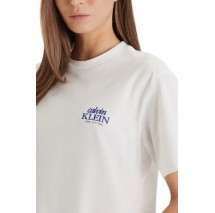 CALVIN KLEIN JEANS SS BOXY GRAPHIC T-SHIRT ΜΠΛΟΥΖΑ ΓΥΝΑΙΚΕΙΑ BRIGHT WHITE