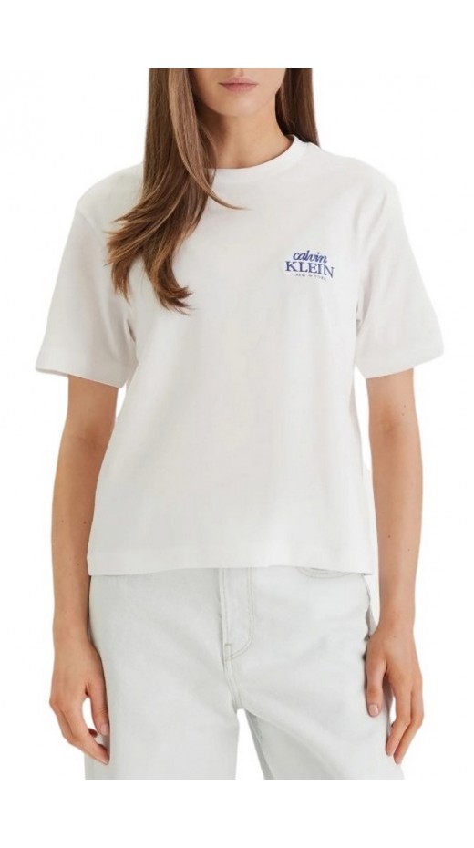 CALVIN KLEIN JEANS SS BOXY GRAPHIC T-SHIRT ΜΠΛΟΥΖΑ ΓΥΝΑΙΚΕΙΑ BRIGHT WHITE