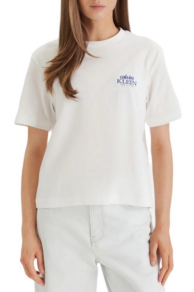 CALVIN KLEIN JEANS SS BOXY GRAPHIC T-SHIRT ΜΠΛΟΥΖΑ ΓΥΝΑΙΚΕΙΑ BRIGHT WHITE